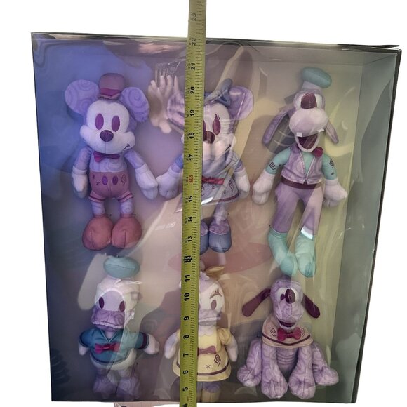 Walt Disney World 50th Anniversary Mad Tea Party Plush Set 6 Pieces Mickey‎ NEW - Picture 15 of 16